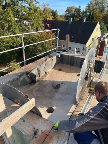 Kernbohrung Beton für architektonische Umgestaltungen