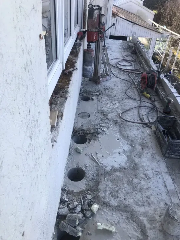 Balkontrennung in Bochumer Wohnanlage